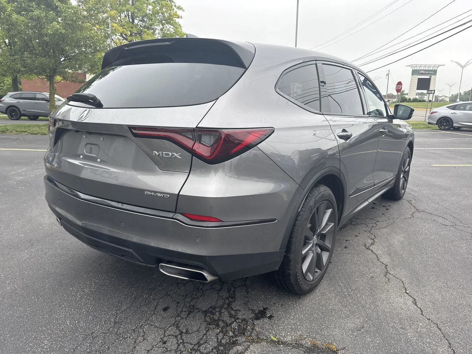 Used 2025 Liquid Carbon Metallic Acura SH-AWD A-SPEC image 18