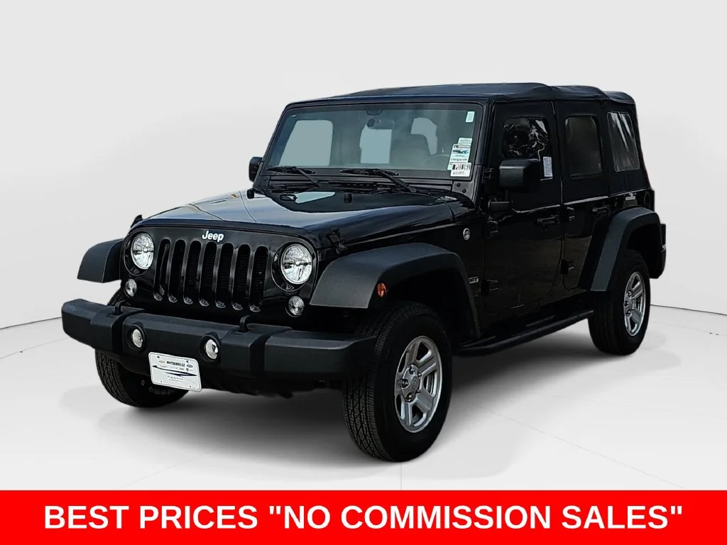 Used 2016 Black Jeep Unlimited Sport image 7