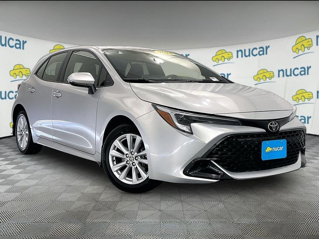 Used 2024 Classic Silver Metallic Toyota SE image 1