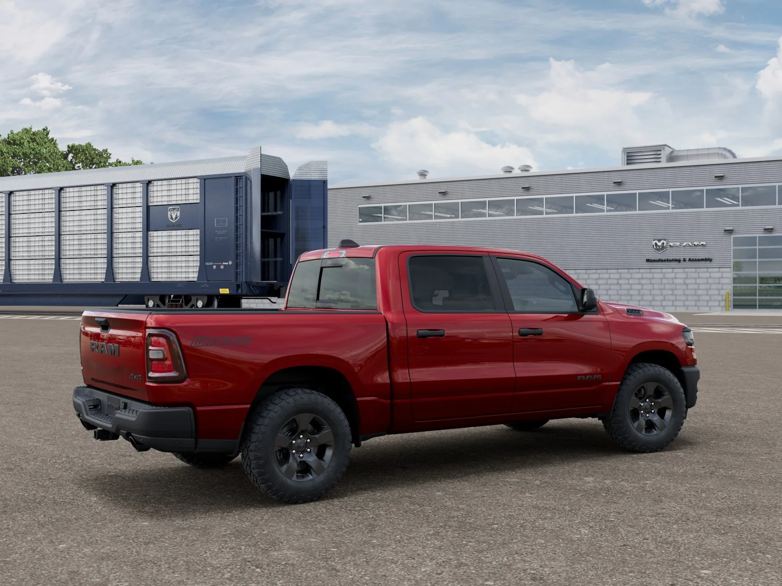 New 2026 Molten Red Pearl-Coat Exterior Paint RAM Warlock image 2