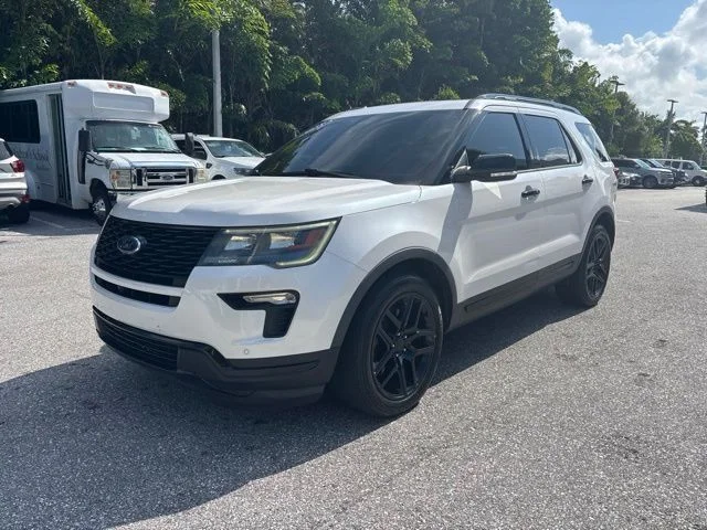 Certified Used 2018 White Platinum Ford Sport image 11