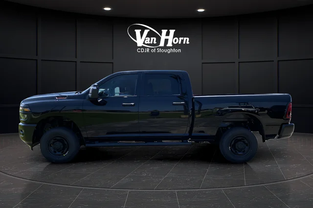 New 2025 Diamond Black Crystal Pearl-Coat Exterior Paint RAM Tradesman image 11