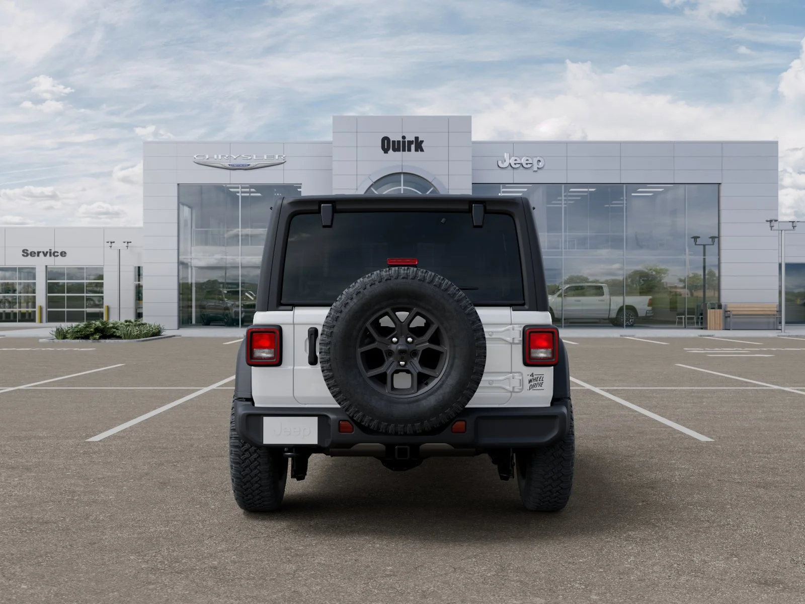 New 2026 Bright White Clear-Coat Exterior Paint Jeep Willys image 7