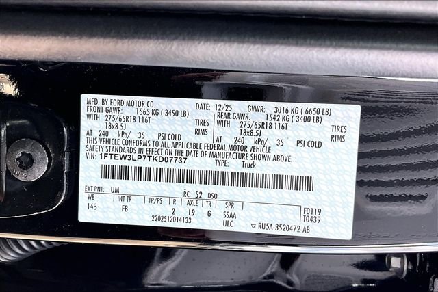 New 2026 Agate Black Metallic Ford XLT image 12