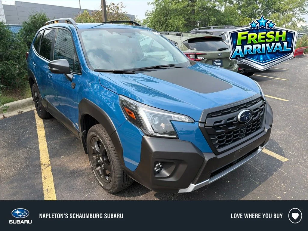 Used 2023 Blue Subaru Wilderness image 1