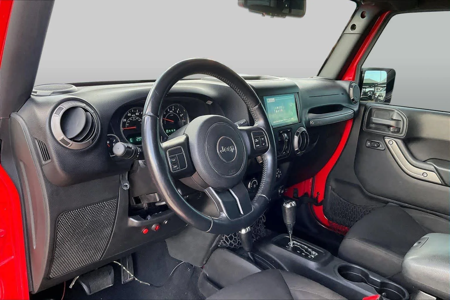Used 2015 Firecracker Red Clear Coat Jeep Sport image 15