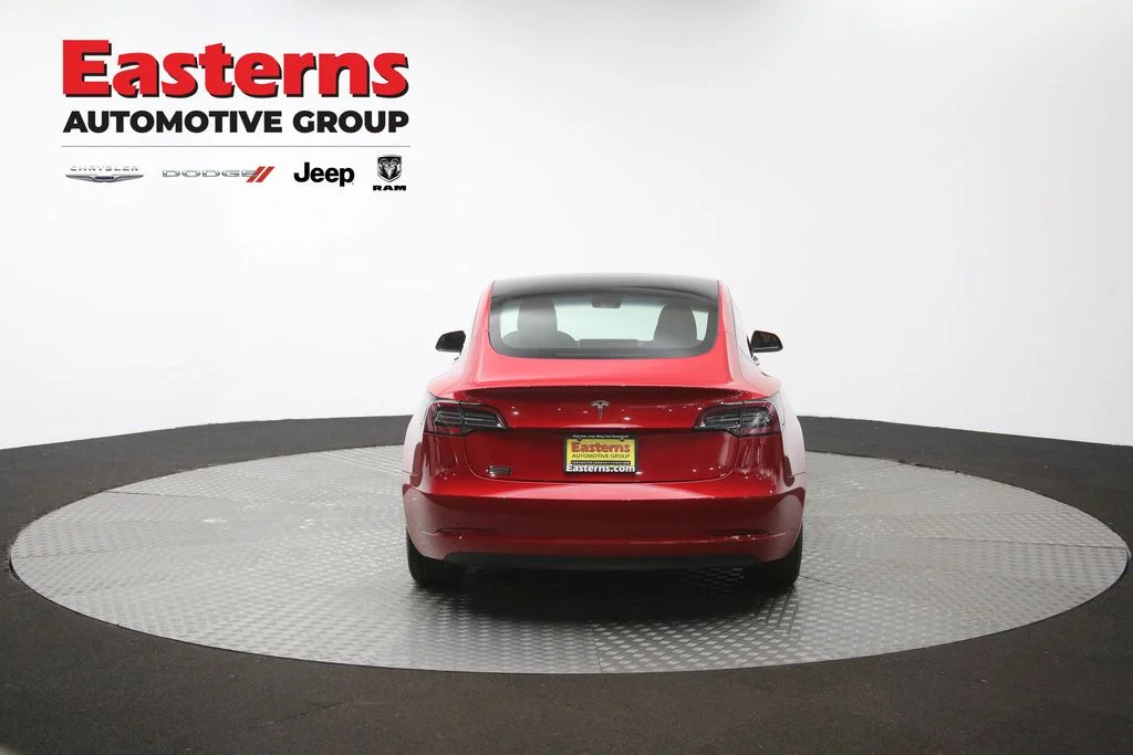 Used 2021 Red Tesla Standard Range Plus image 29