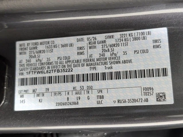 New 2026 Carbonized Gray Metallic Ford King Ranch® image 63