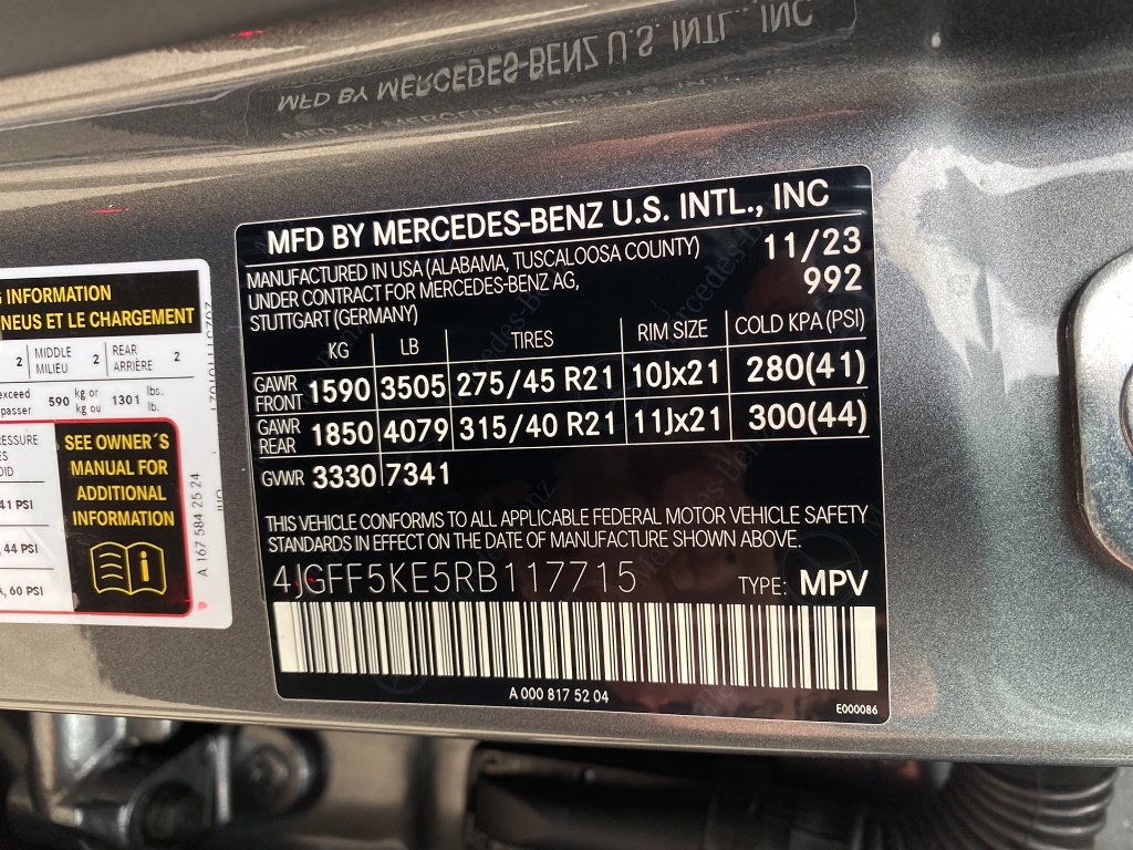 Certified Used 2024 Selenite Grey Metallic Mercedes-Benz GLS 450 image 12