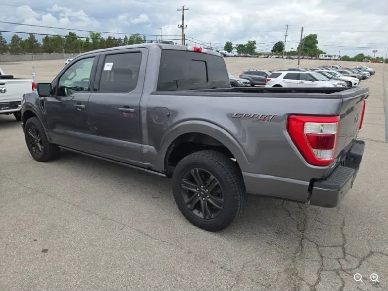Used 2022 Carbonized Gray Metallic Ford LARIAT image 2