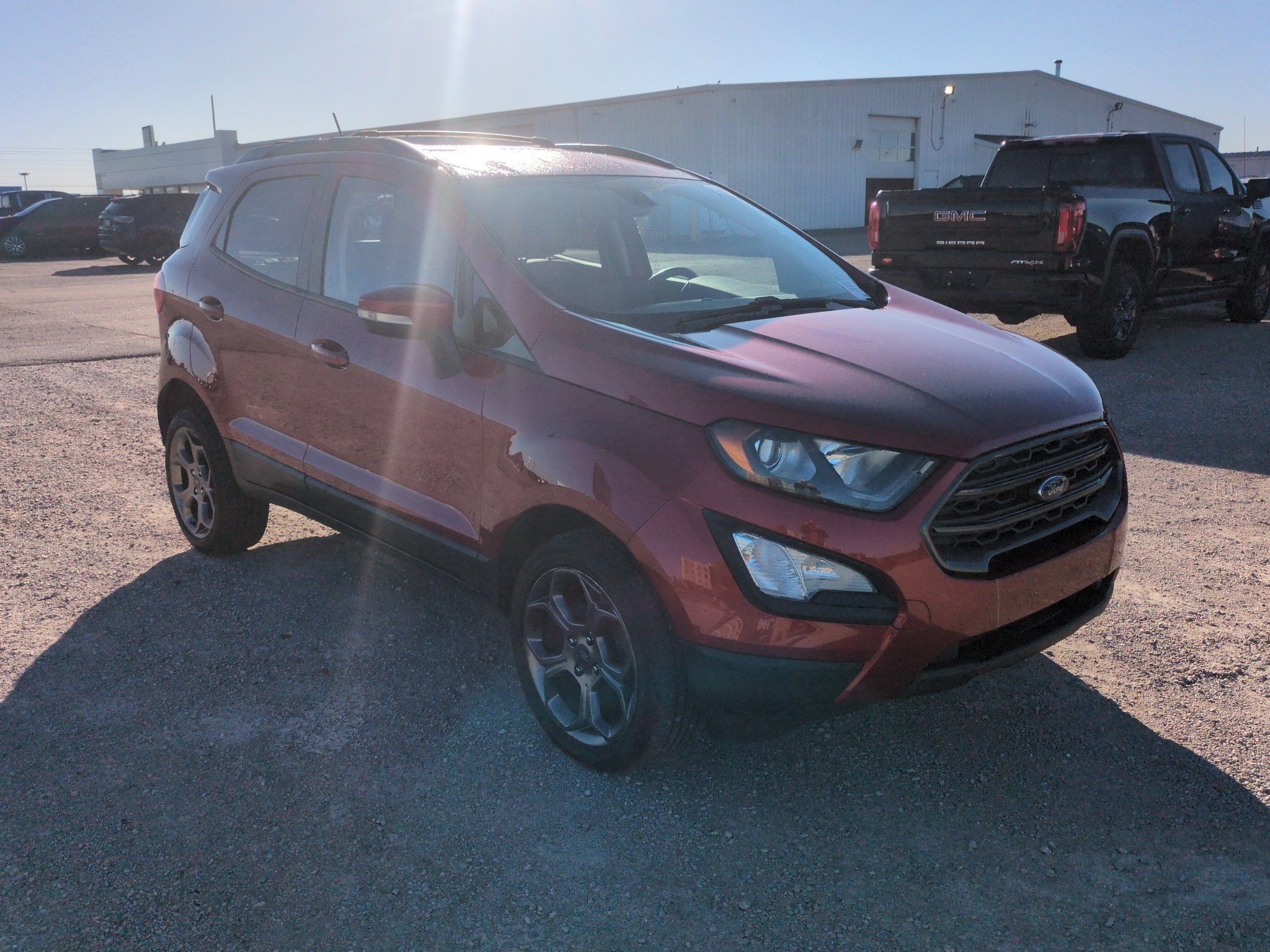 Used 2018 Ruby Red Metallic Tinted Clearcoat Ford SES image 3