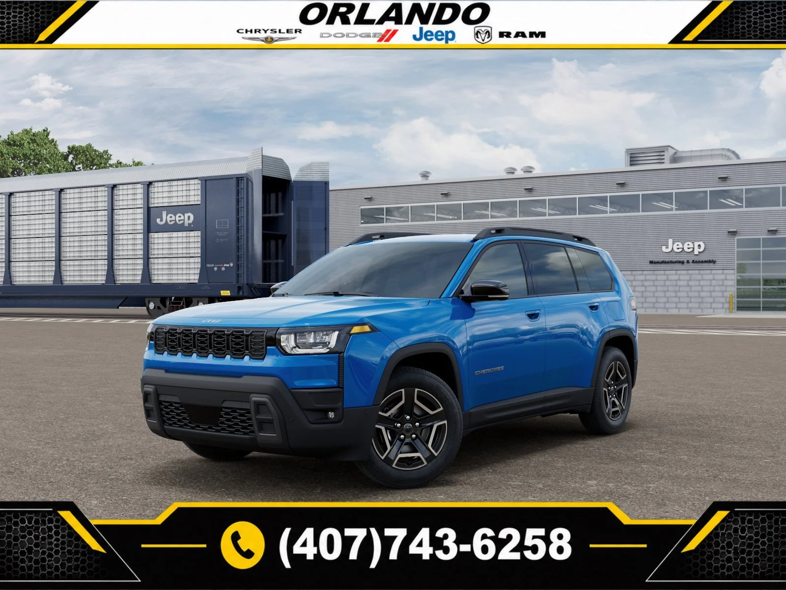 New 2026 Blue Pearl Jeep Laredo image 1