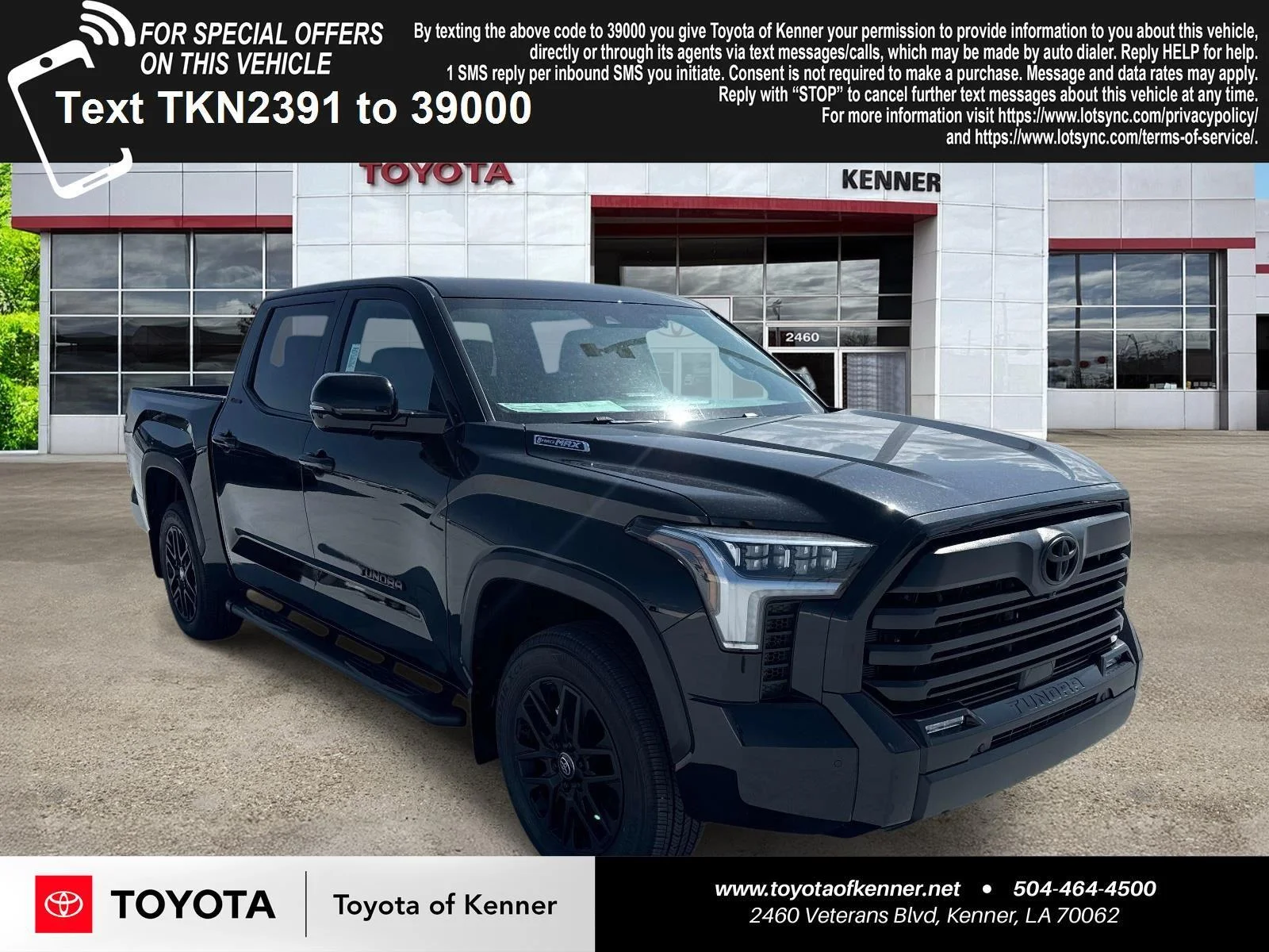 New 2026 Midnight Black Metallic Toyota Limited i-FORCE MAX image 1