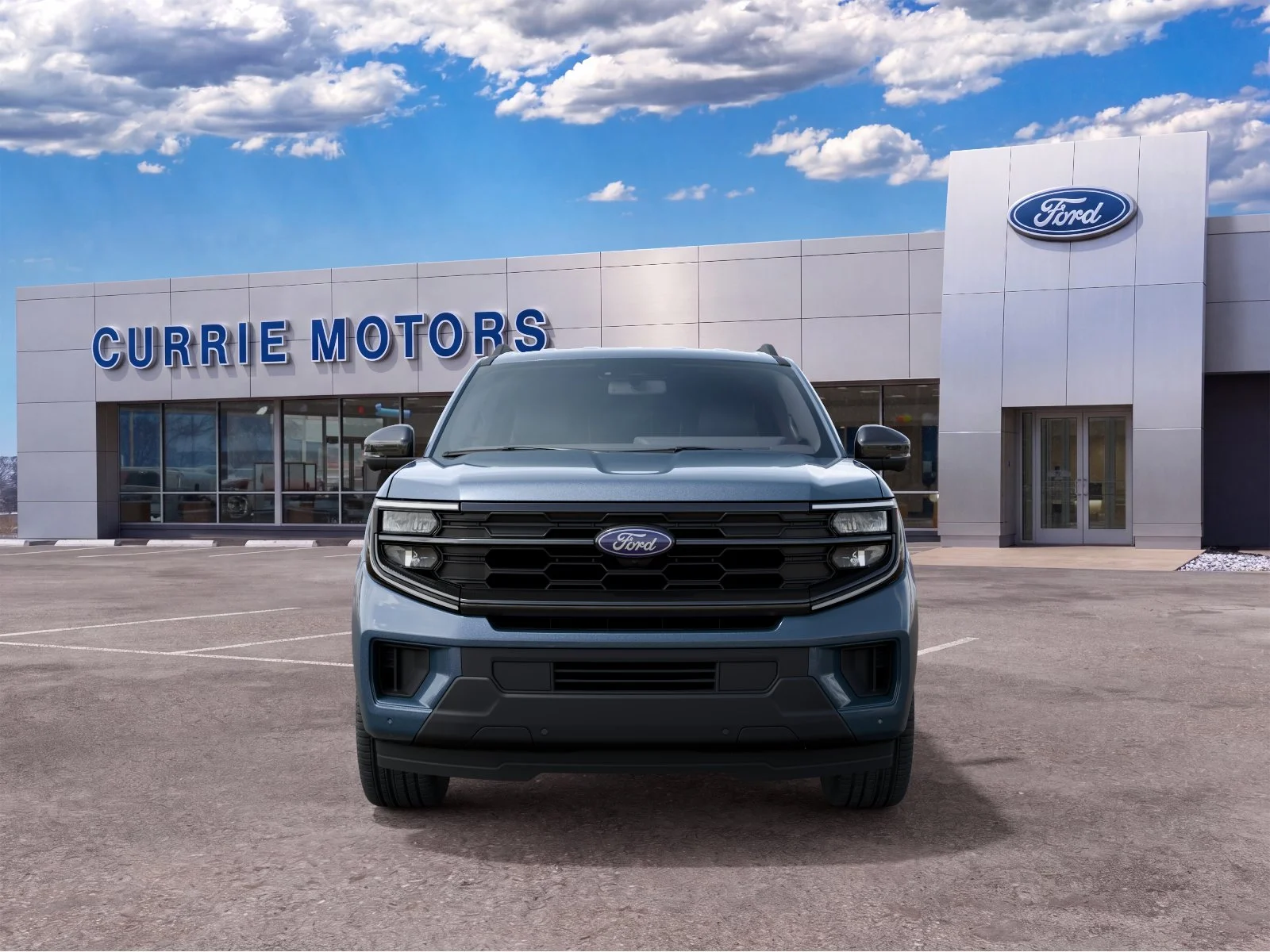 New 2027 Nocturnal Blue Metallic Ford Active image 3