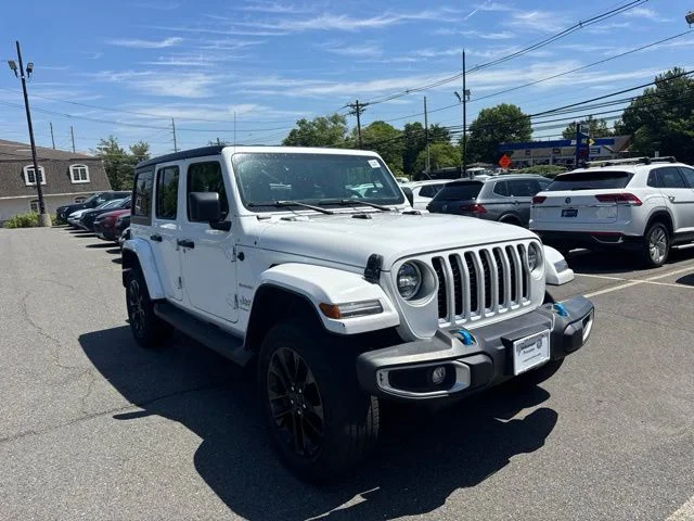 Used 2023 White Jeep Sahara 4xe image 3