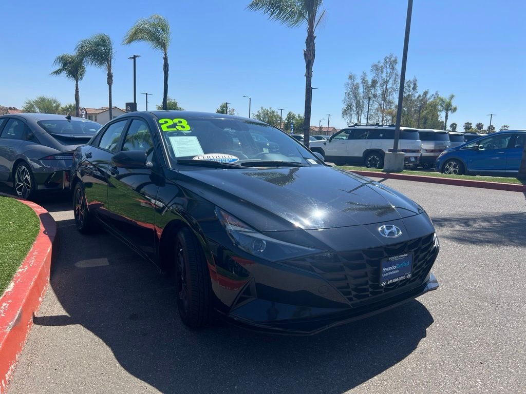 Certified Used 2023 Black Hyundai Blue image 2
