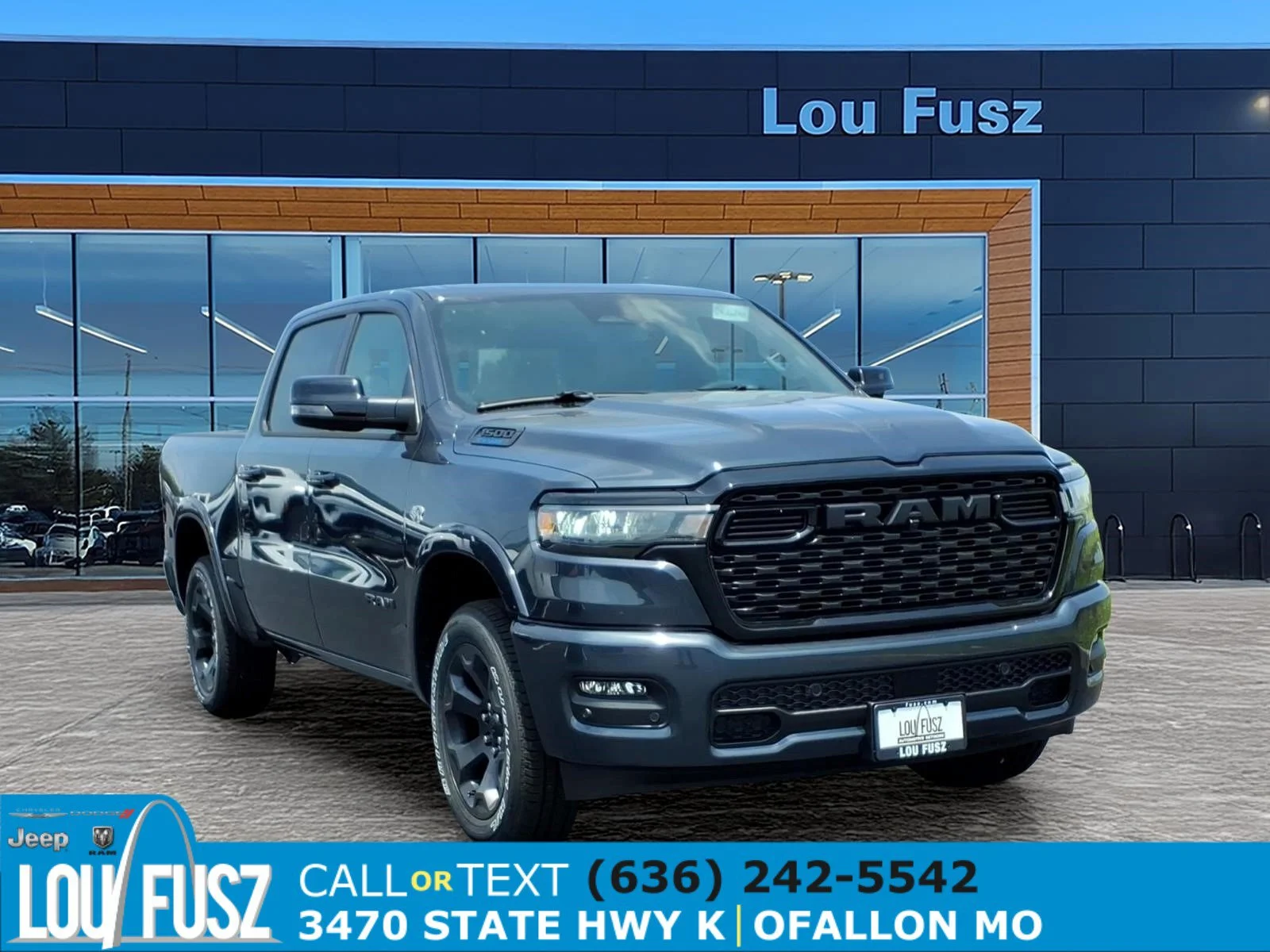 New 2026 Forged Blue Metallic Exterior Paint RAM Big Horn/Lone Star image 1