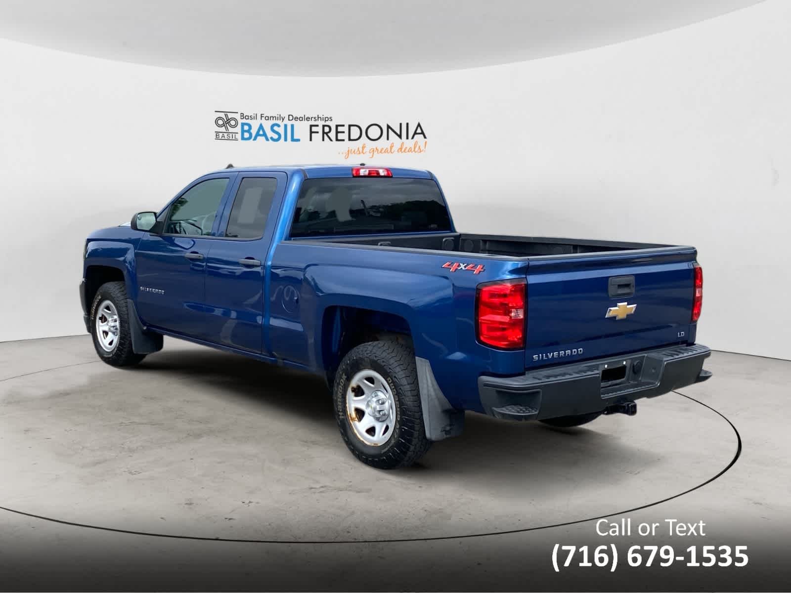 Used 2019 DEEP OCEAN BLUE METALLIC Chevrolet Work Truck image 3