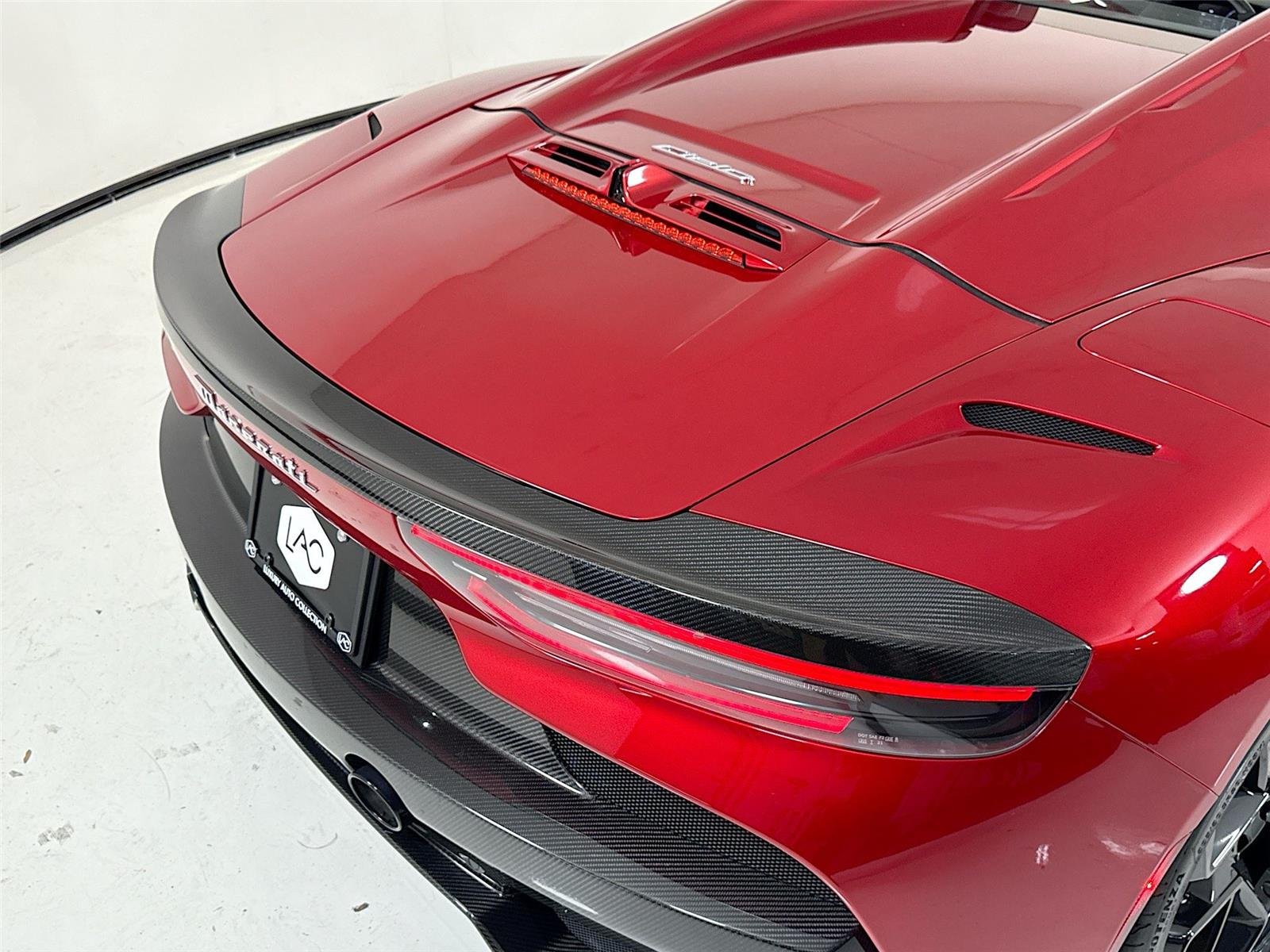 Used 2023 Exclusive Rosso Vincente Maserati Cielo Spider | $350k MSRP | Carbon Race Seats | Int & Ext Carbon image 43