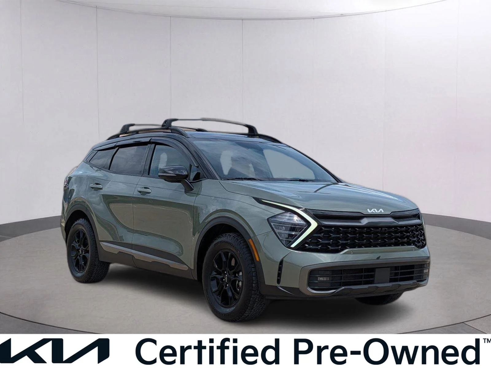 Used 2024 Jungle Green/Ebony Black Roof Kia X-Pro Prestige image 7