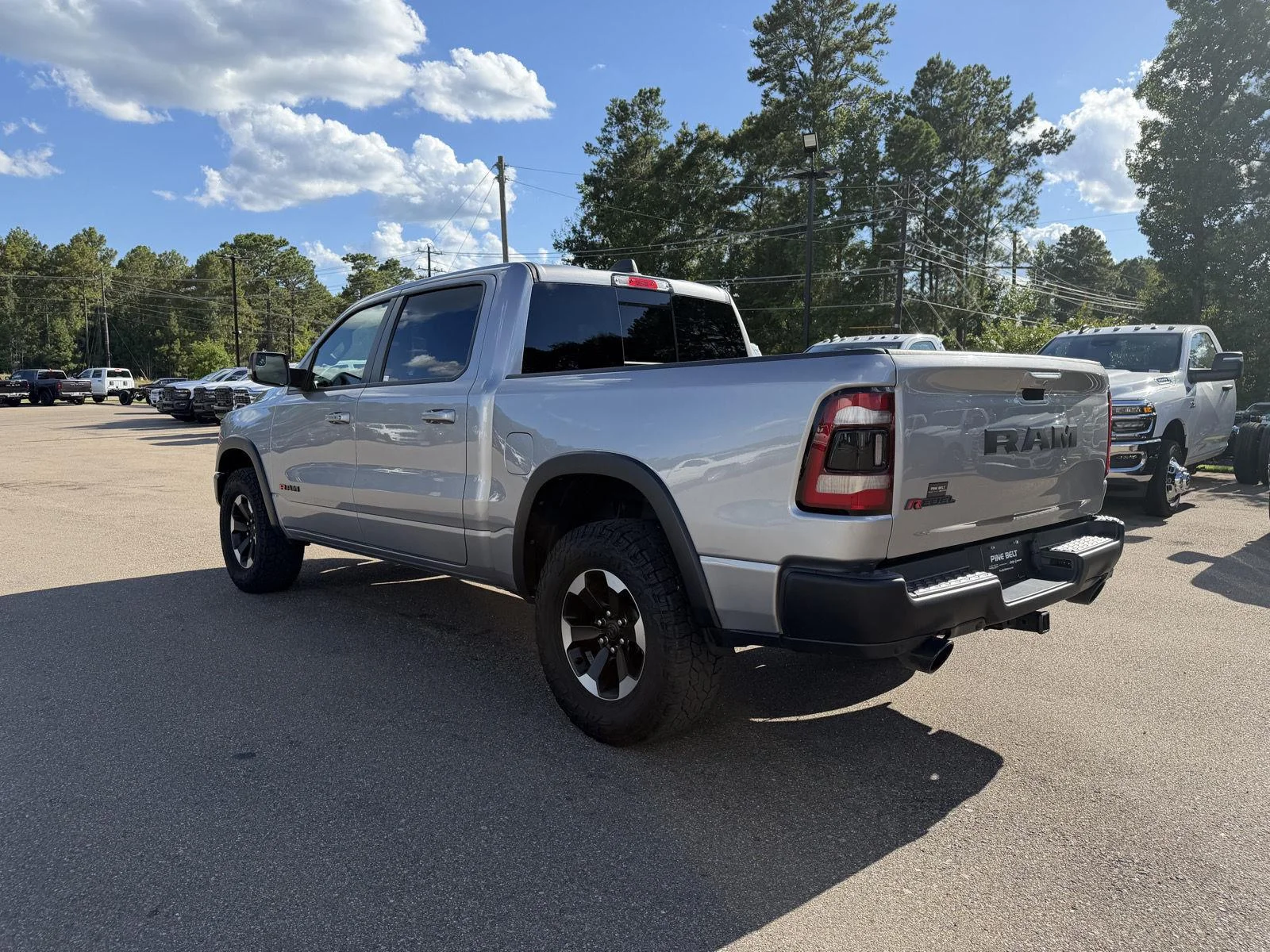 Used 2021 Billet Silver Metallic Clearcoat Ram Rebel image 4