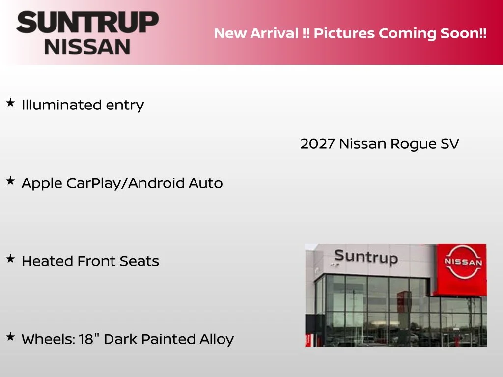 New 2027 Gray Nissan SV image 6