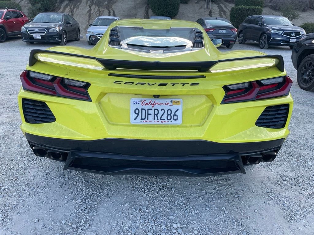 Used 2021 Yellow Metallic Chevrolet Stingray image 8