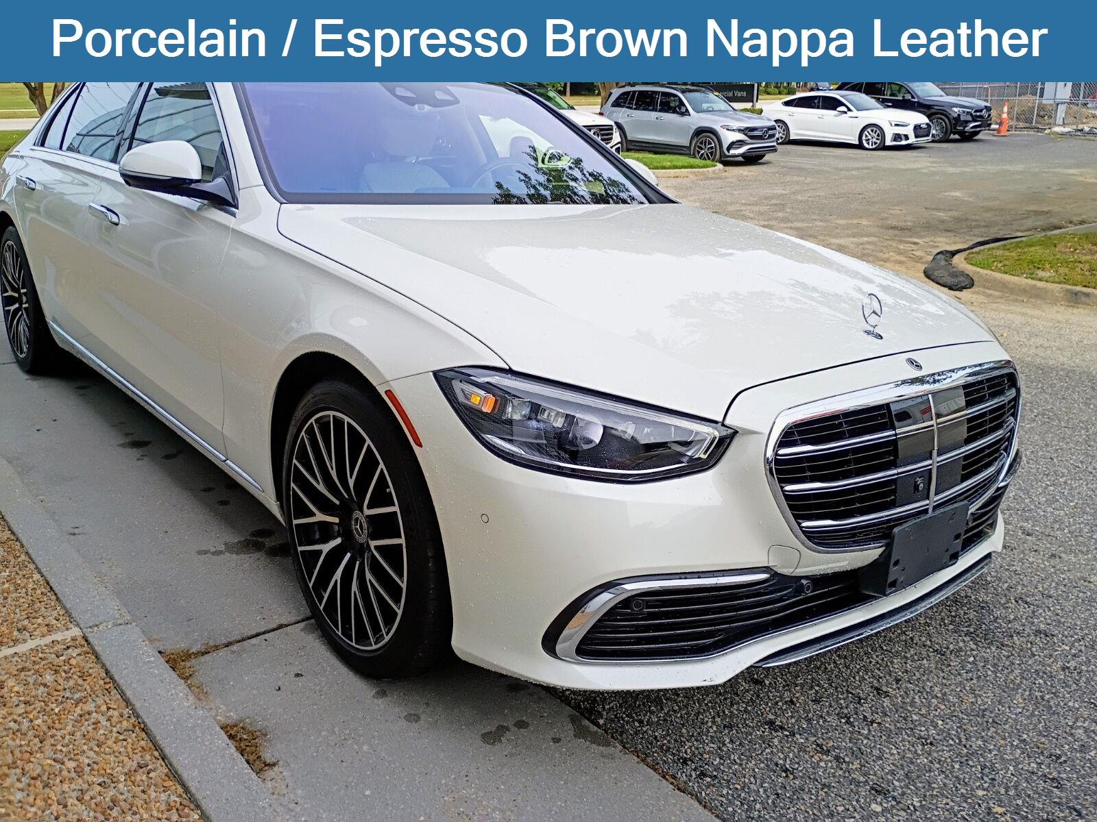 Used 2021 designo Diamond White Mercedes-Benz S 580 image 4