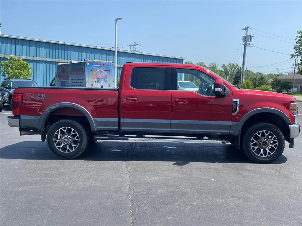 Used 2022 Rapid Red Metallic Tinted Clearcoat Ford LARIAT image 13