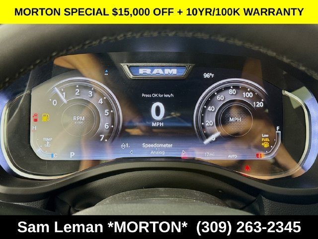 New 2026 Diamond Black Crystal Pearl-Coat Exterior Paint Ram Big Horn/Lone Star image 12