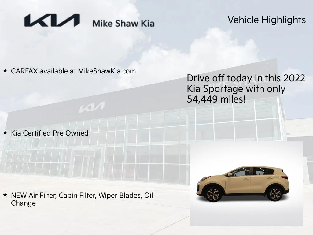 Certified Used 2022 White Kia LX image 9