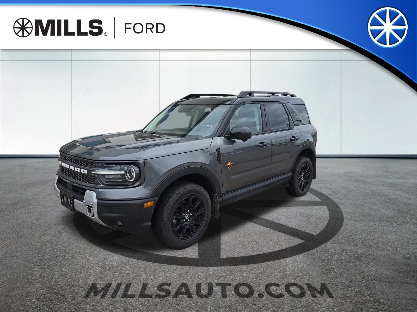 Used 2025 Gray Metallic Ford Badlands image 1