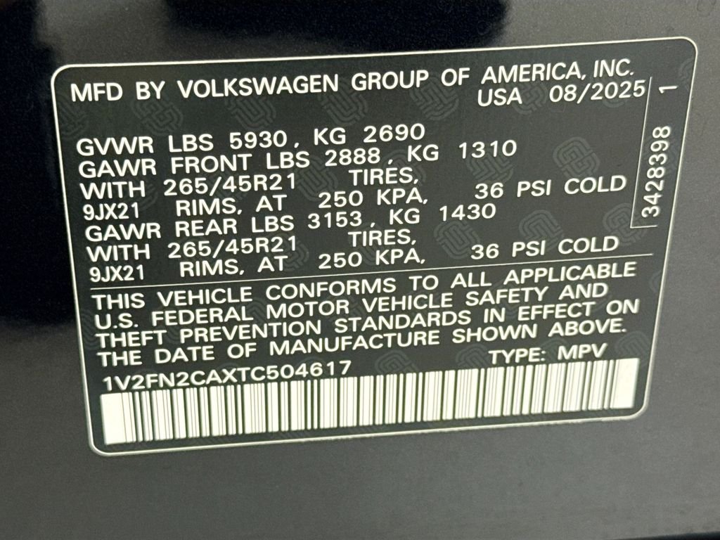 Used 2026  Volkswagen 2.0T SEL Premium R-Line image 35