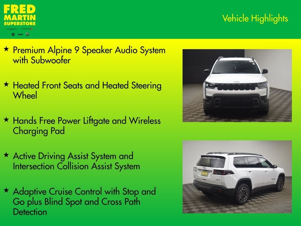 New 2026 Bright White Clear-Coat Exterior Paint Jeep Limited image 15