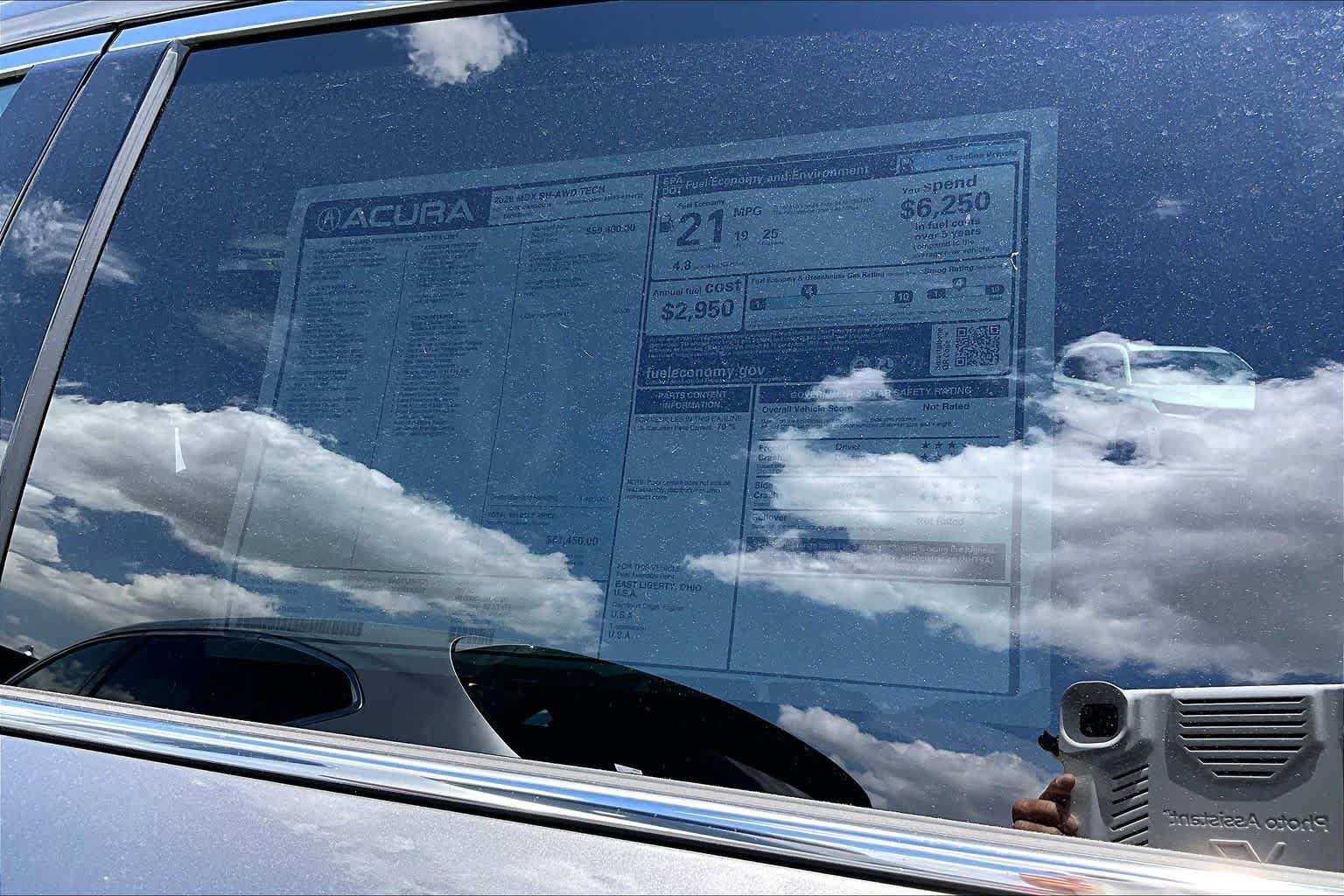 New 2026 Liquid Carbon Metallic Acura w/Technology Package image 21