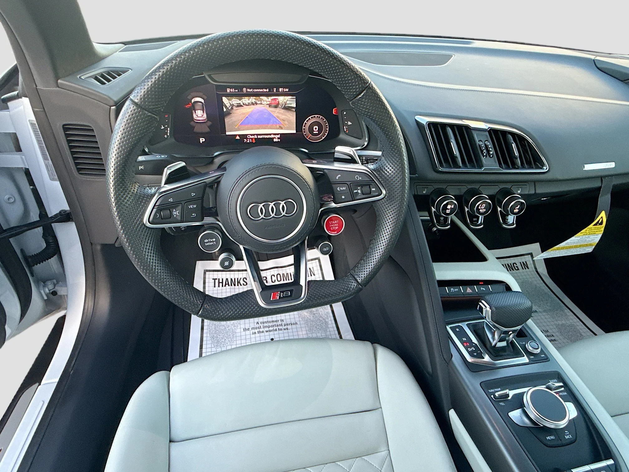 Used 2023 Suzuka Gray Metallic Audi V10 performance image 16
