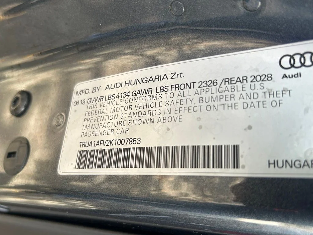 Used 2019 Gray Audi 2.0T image 42