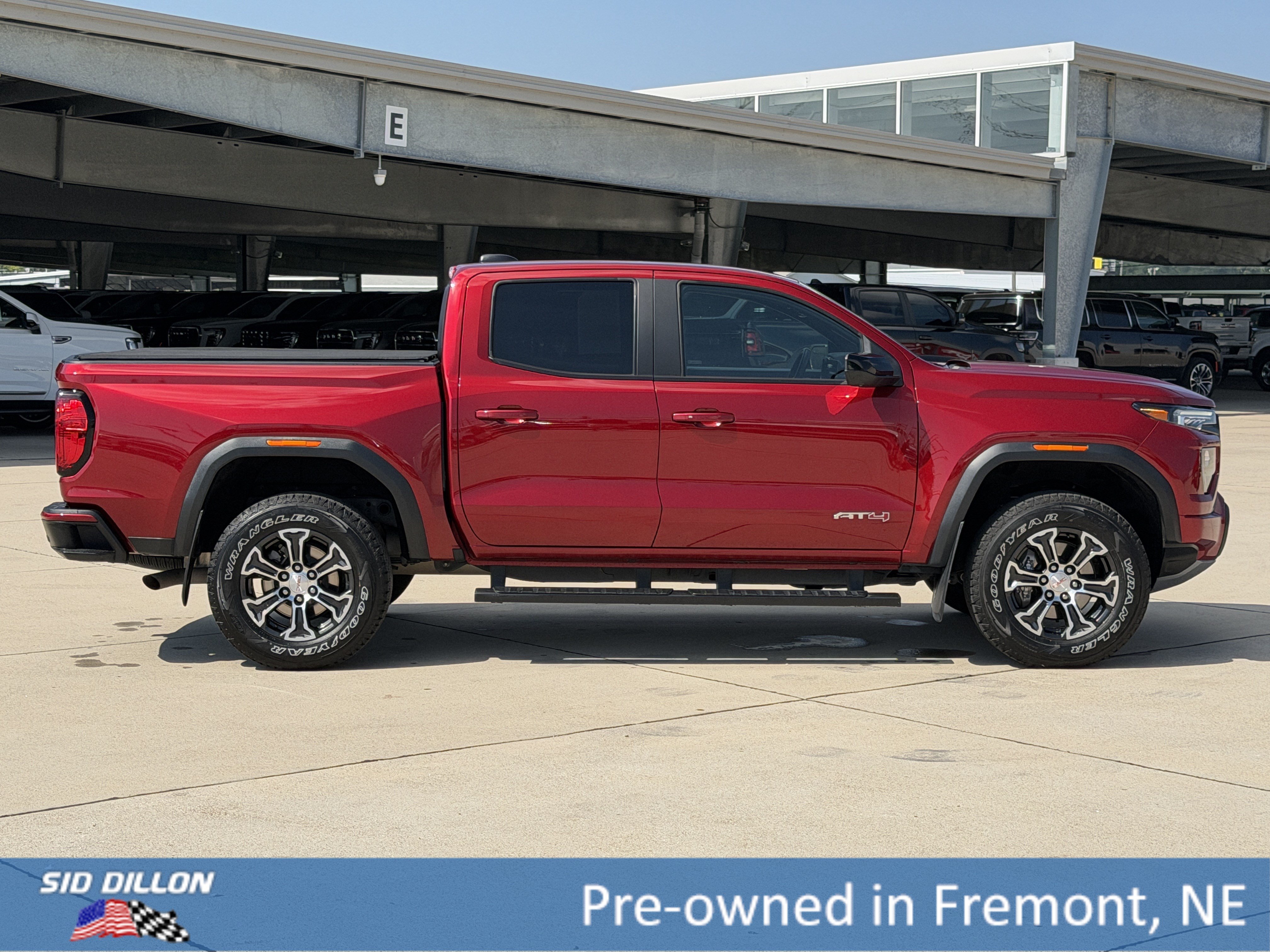Used 2024 Volcanic Red Tintcoat GMC 4WD AT4 image 3