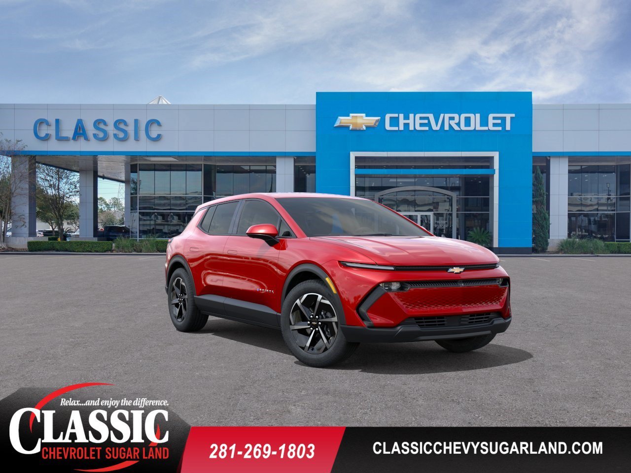 2026 Chevrolet Equinox EV LT Red at Classic Elite Chevrolet Hwy 6