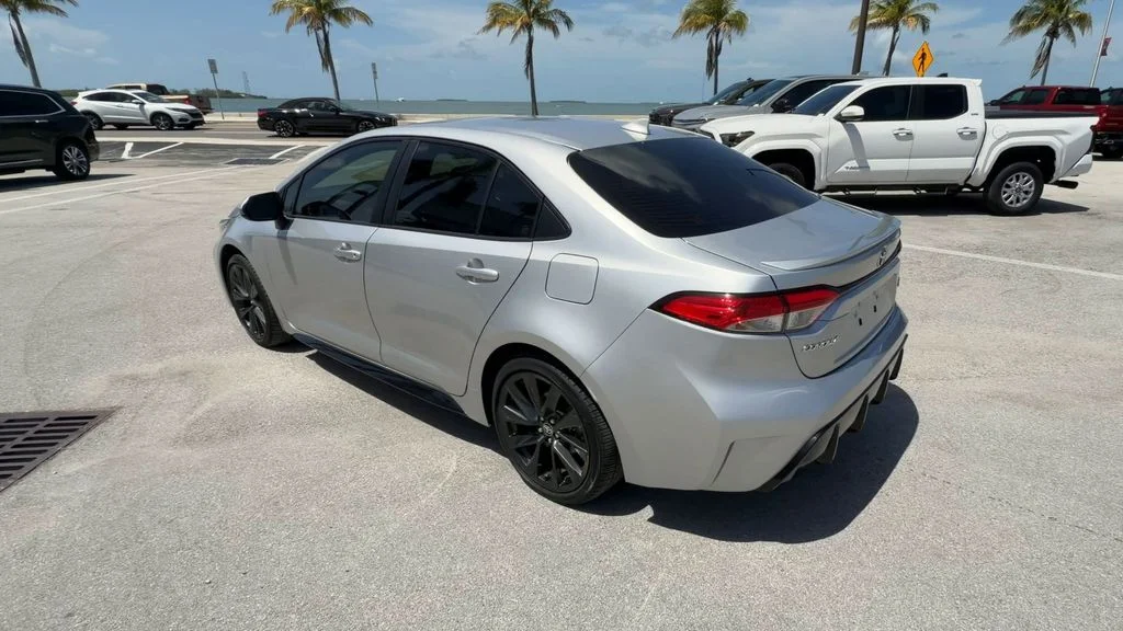 Used 2023 Classic Silver Metallic Toyota SE image 6