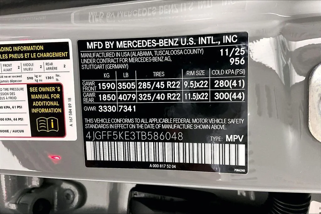 New 2026 MANUFAKTUR Alpine Grey Mercedes-Benz GLS 450 image 31