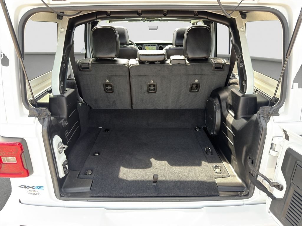 Used 2021 White Jeep Unlimited Sahara 4xe image 20