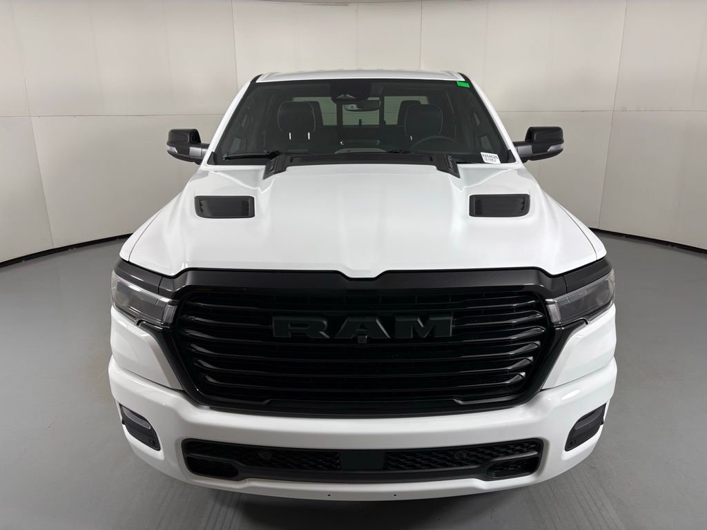 New 2026 Bright White Clear-Coat Exterior Paint RAM Laramie image 3