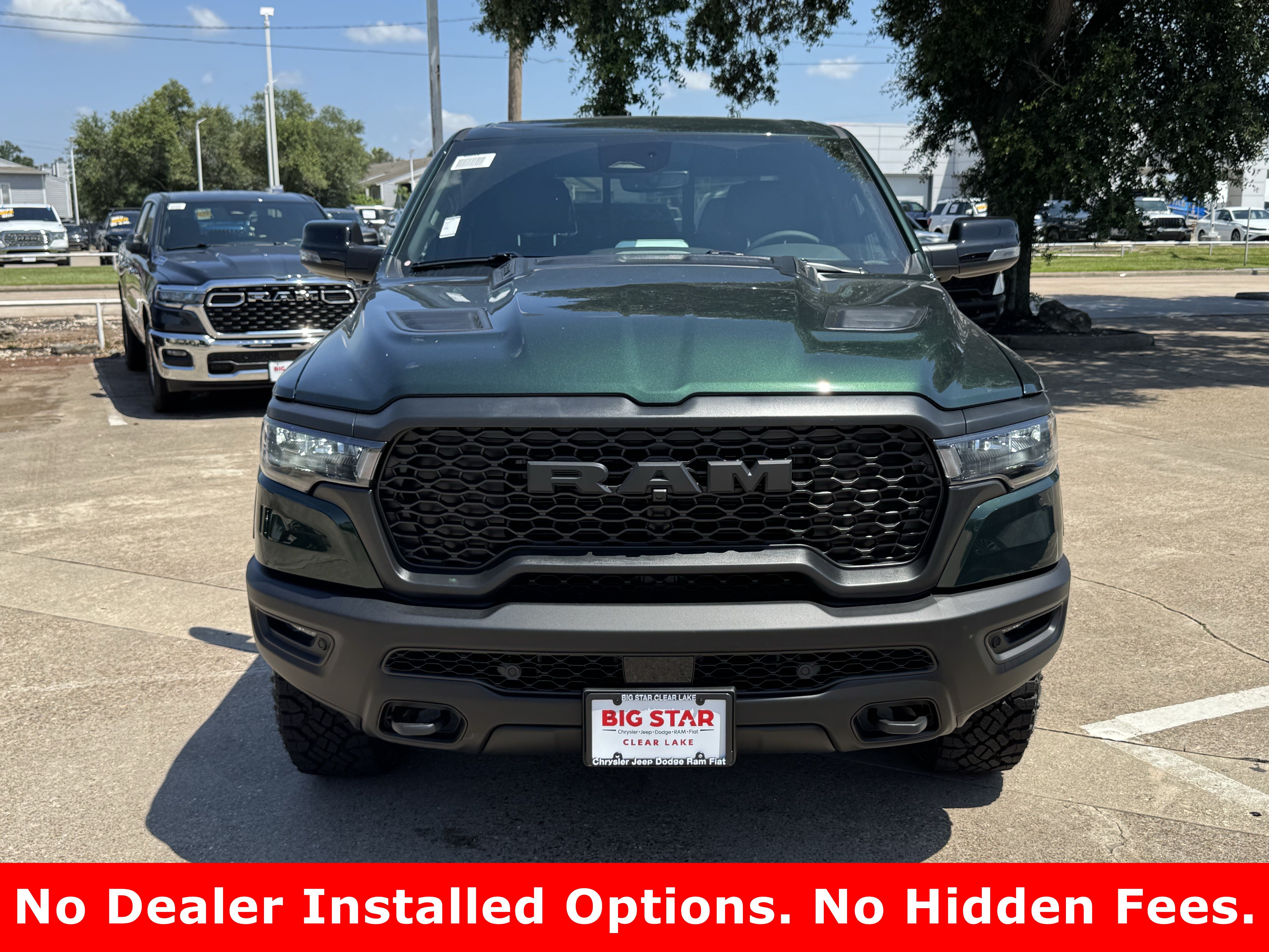 New 2026 Serrano-Green Metallic Exterior Paint RAM Rebel image 3