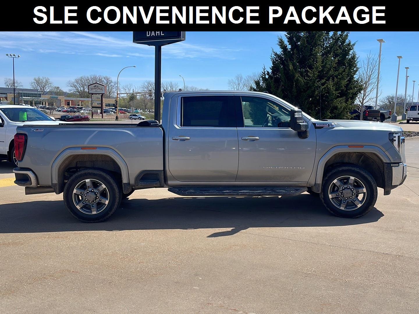 Used 2025 GMC Sierra 3500HD SLE with VIN 1GT4UTEY1SF174410 for sale in Winona, Minnesota