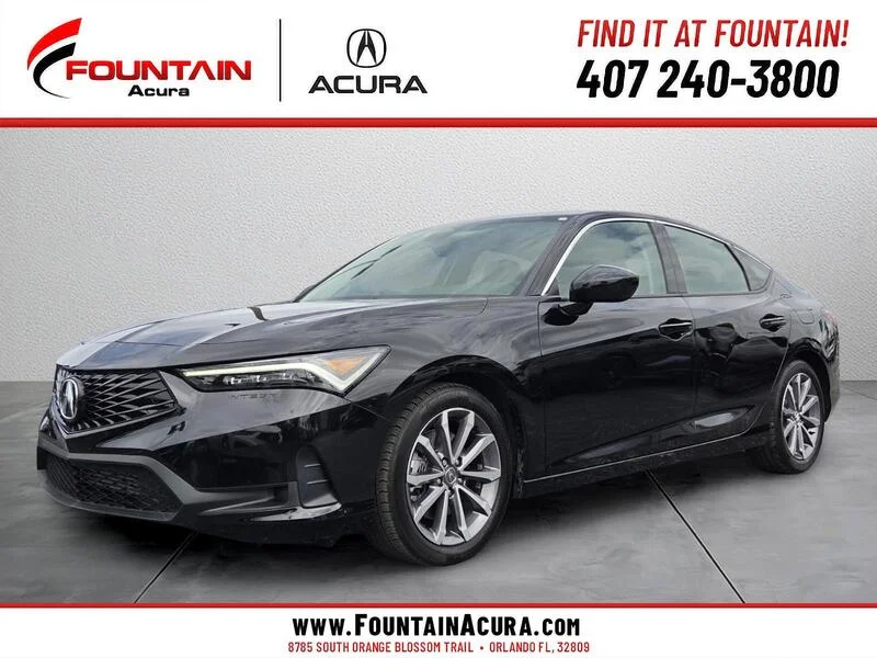 Used 2024 Majestic Black Pearl Acura CVT image 1