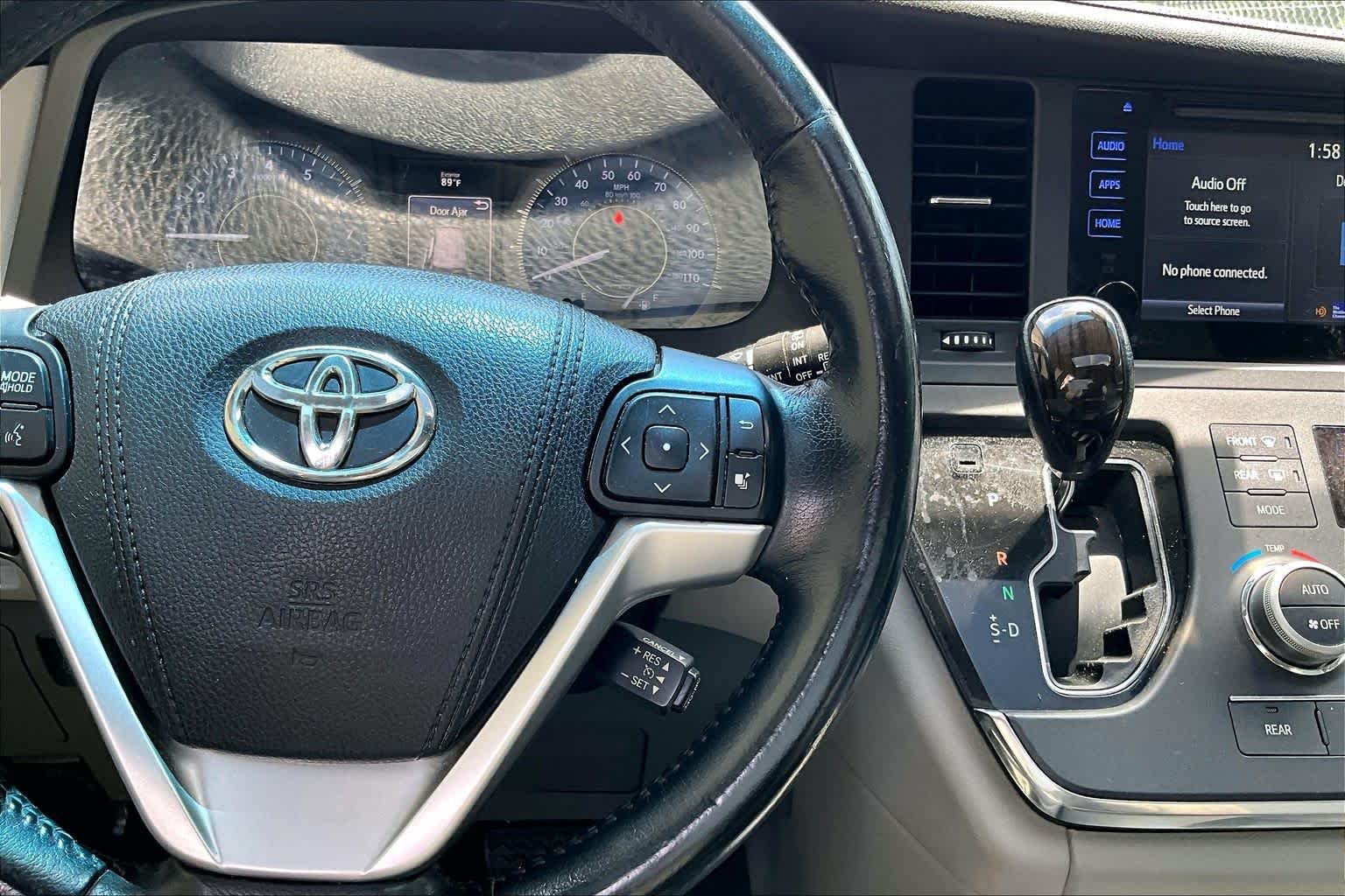 Used 2015 Shoreline Blue Pearl Toyota XLE image 25