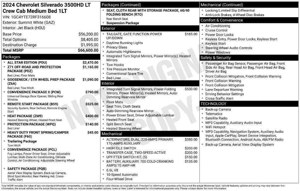 Used 2024 White Chevrolet LT image 6