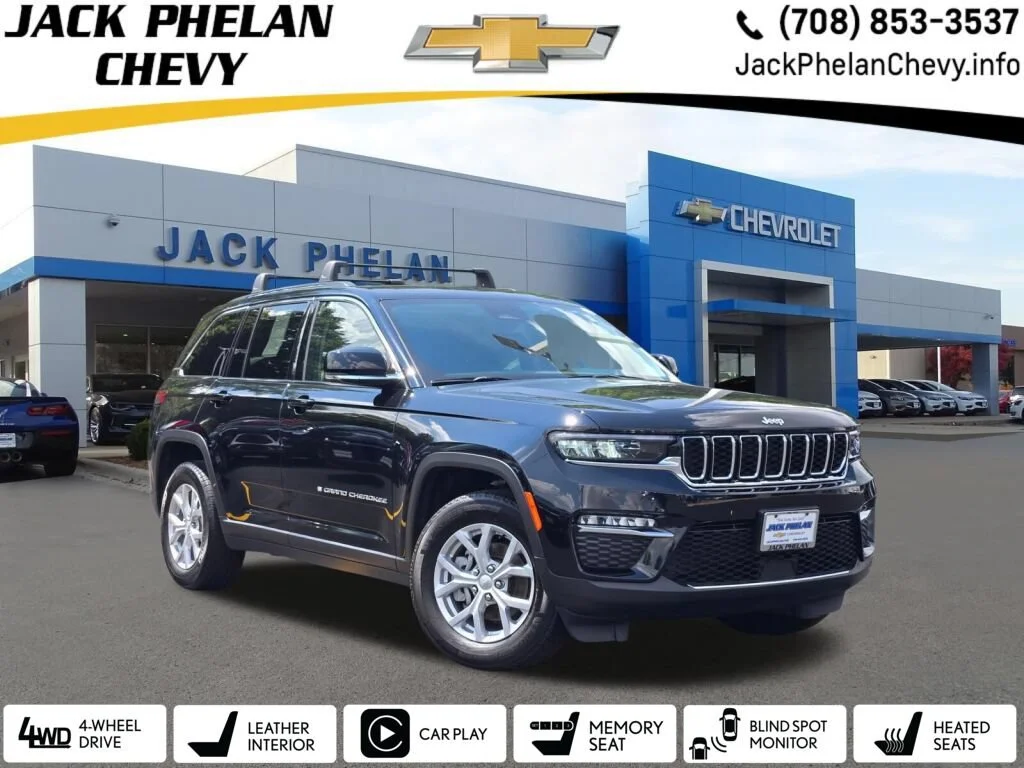 Used 2023 Black Jeep Limited 4x4 image 1
