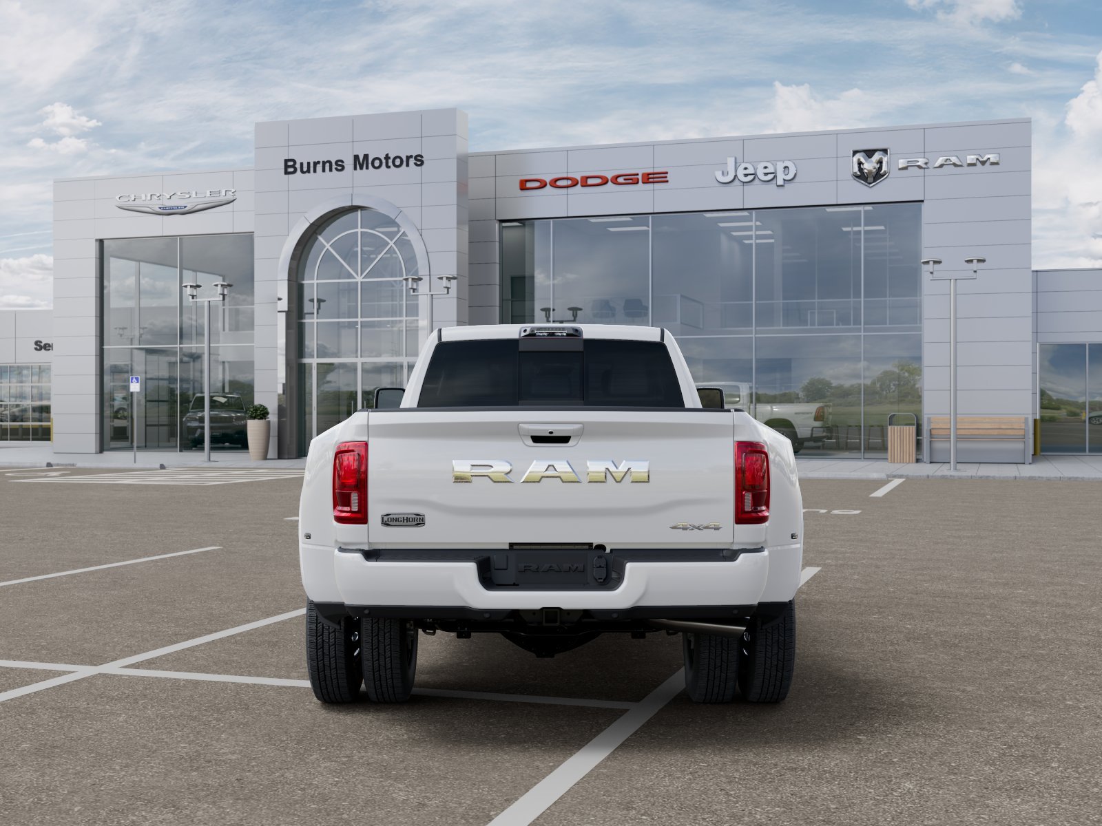 New 2026 Bright White Clear-Coat Exterior Paint RAM Longhorn Dually image 33